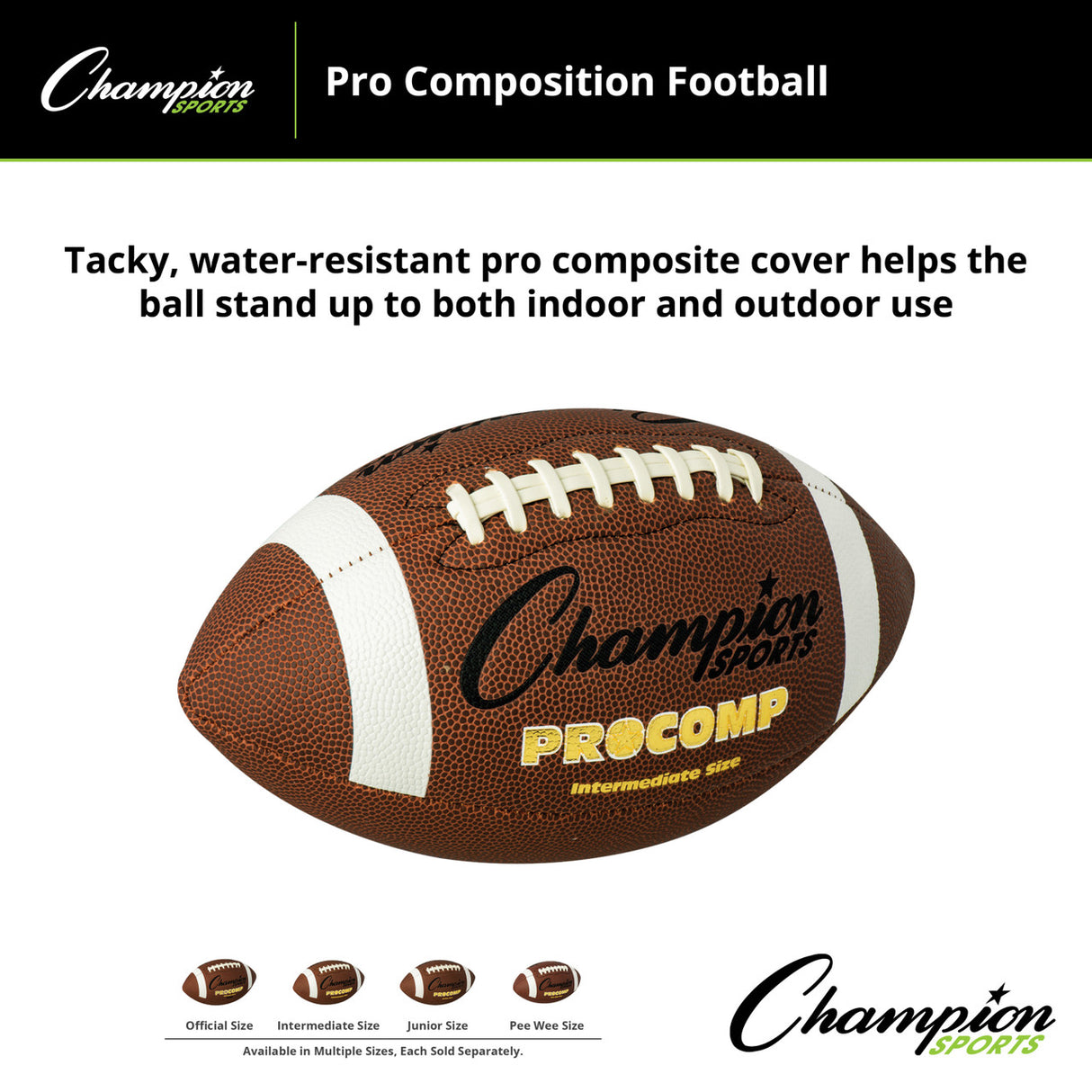 Champion Sports PRO COMPOSITION FOOTBALL OFFICIAL