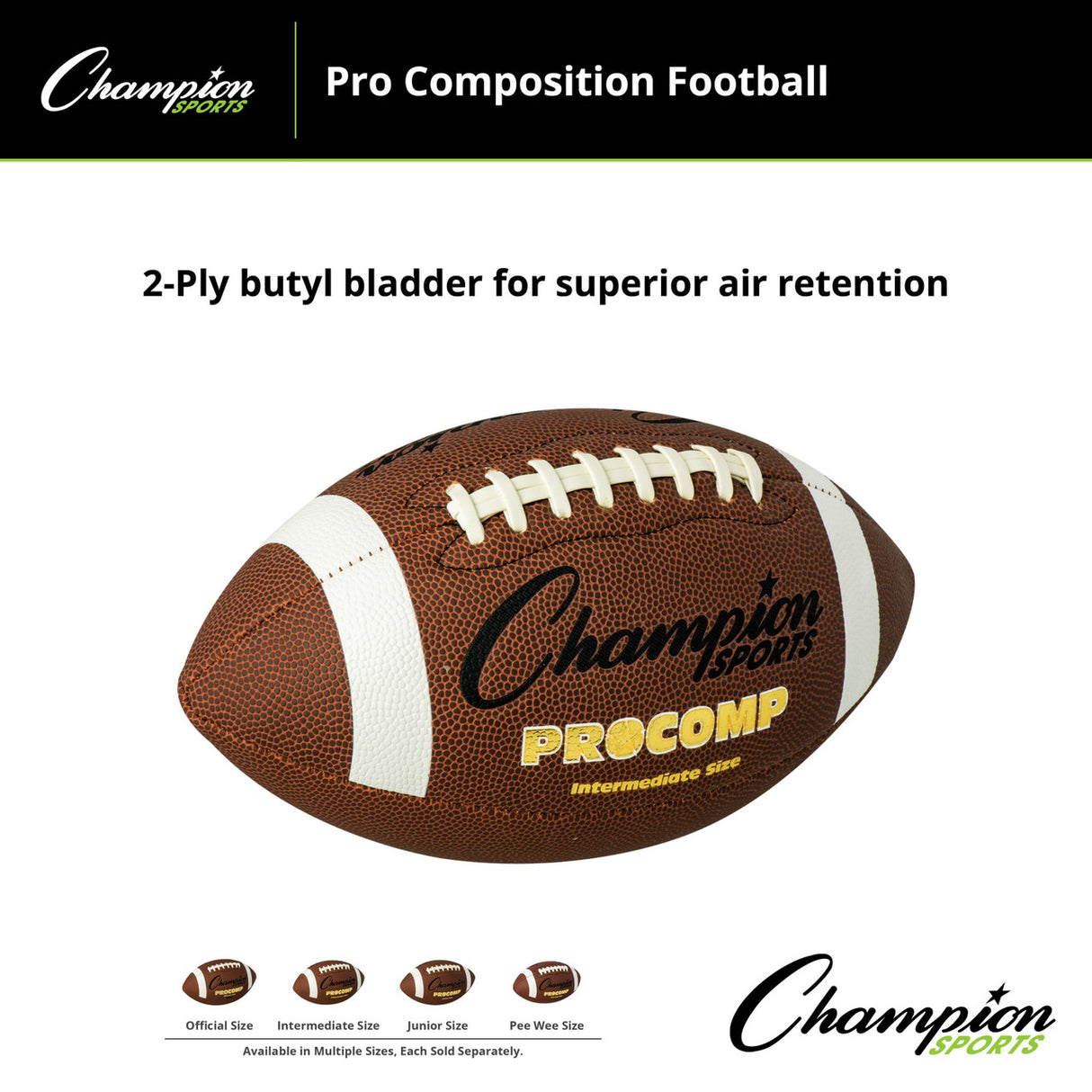 Champion Sports PRO COMPOSITION FOOTBALL OFFICIAL
