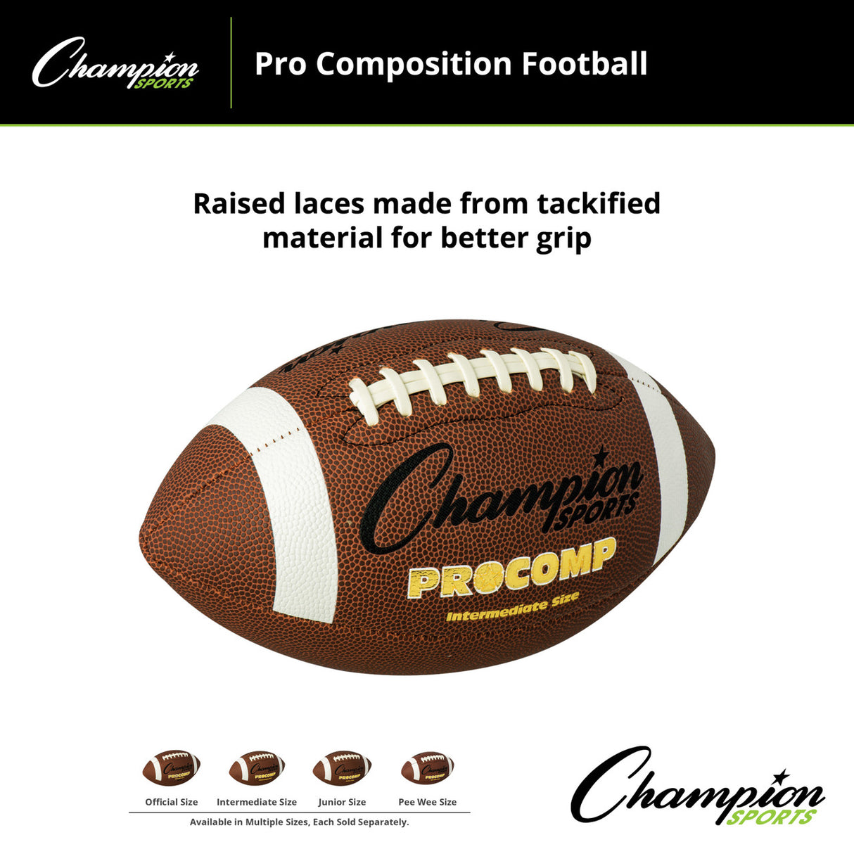 Champion Sports PRO COMPOSITION FOOTBALL OFFICIAL