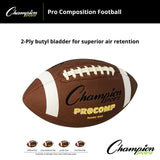 Champion Sports PRO COMPOSITION FOOTBALL OFFICIAL