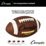 Champion Sports PRO COMPOSITION FOOTBALL OFFICIAL
