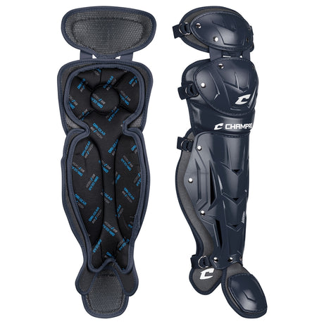 Champro Optimus PRO Leg Guard | Champro CG184 Champro BLACK SENIOR LEAGUE