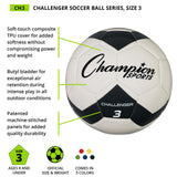 CHALLENGER SOCCER BALL, SIZE 3 RED
