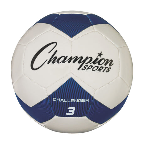 Champion Sports CH3RD Challenger Soccer Ball, Size 3 Red
