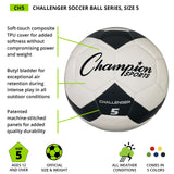 CHALLENGER SOCCER BALL, SIZE 5 RED