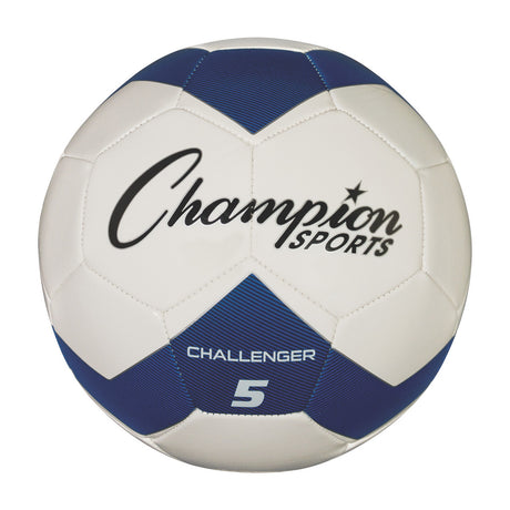 Champion Sports CH5RD Challenger Soccer Ball, Size 5 Red
