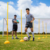 Champion Sports COACHING STICKS WITH BASE