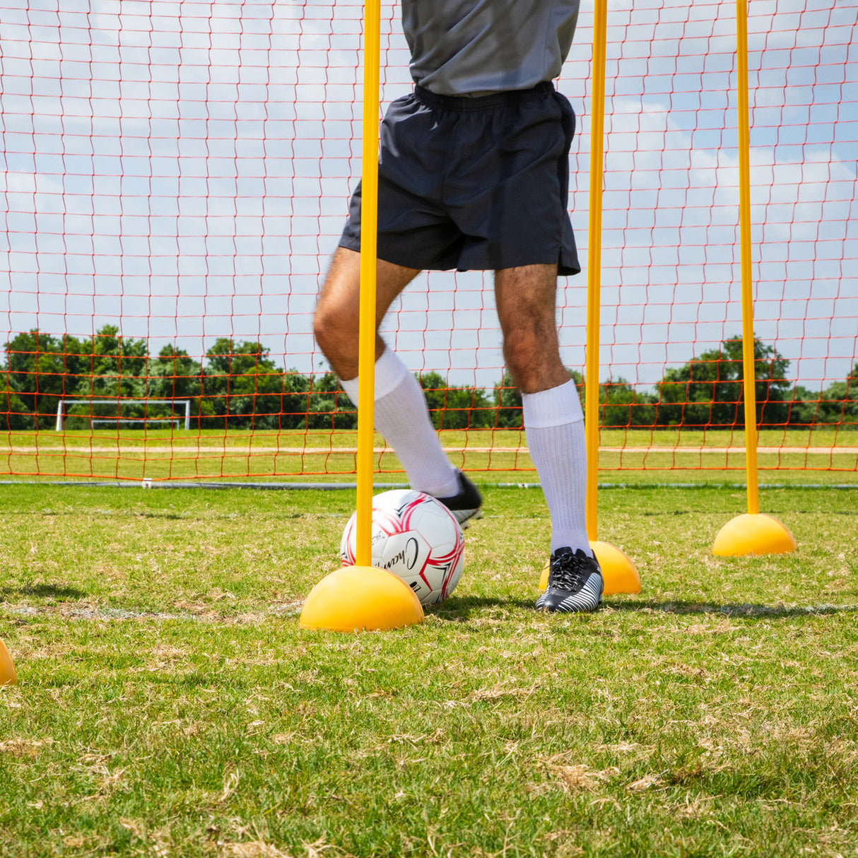 Champion Sports COACHING STICKS WITH BASE