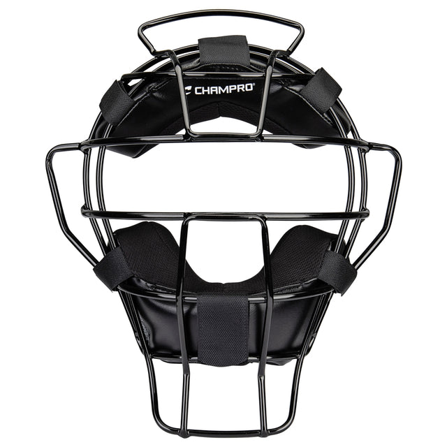 Champro Adult Umpire Mask - Lightweight - 18 oz | Champro CM72 Champro BLACK Standard