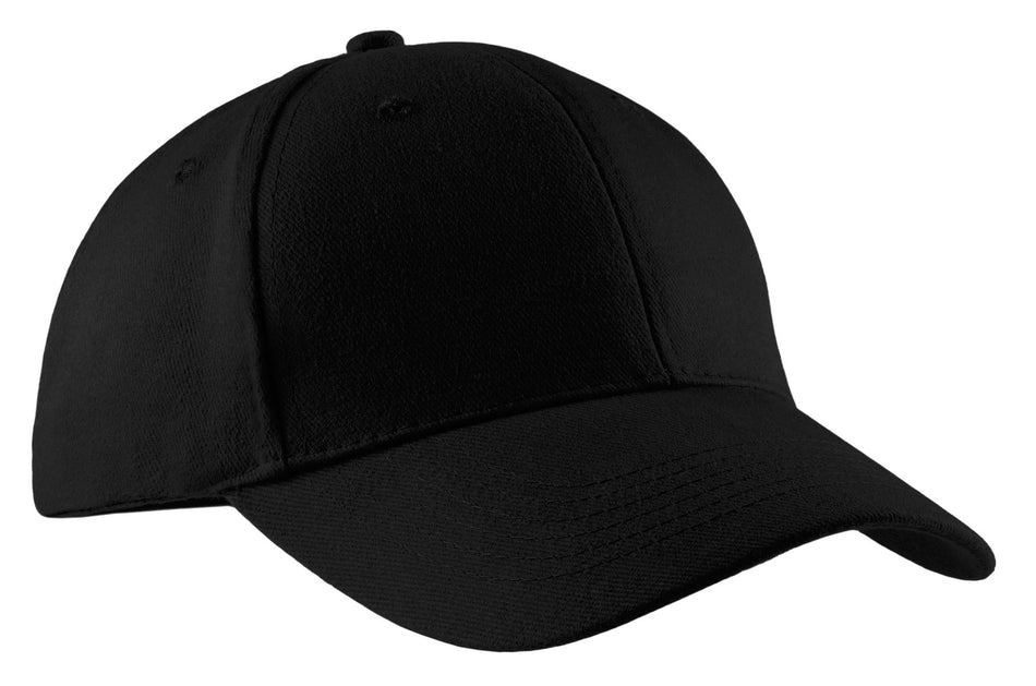 Port & Company ® Brushed Twill Cap. CP82 - Port & Company CP82 Caps Port & Company Black OSFA