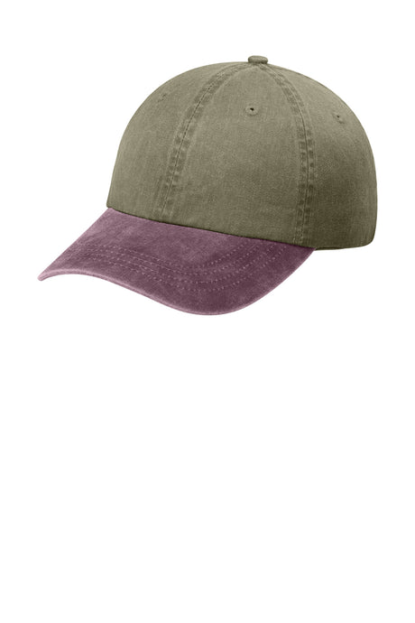 Port & Company CP83 Two-Tone Pigment-Dyed Cap | Port & Co CP83