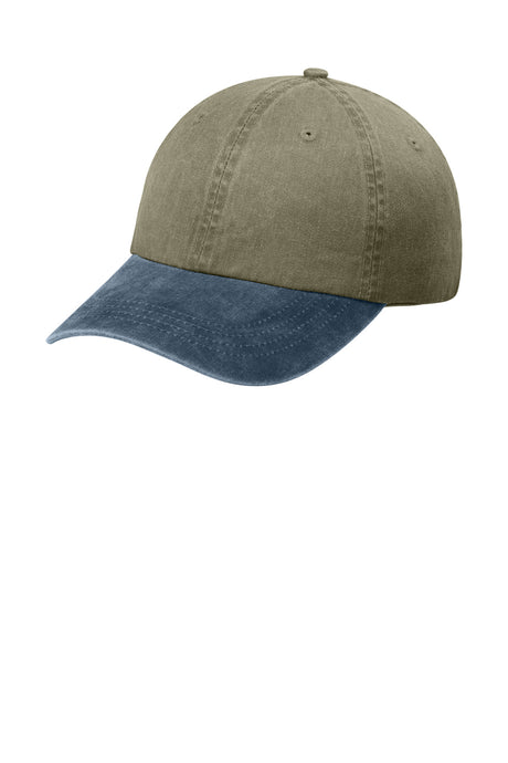 Port & Company CP83 Two-Tone Pigment-Dyed Cap | Port & Co CP83