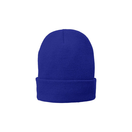 Port & Company ® Fleece-Lined Knit Cap. CP90L - Port & Company CP90L Caps Port & Company Athletic Royal OSFA