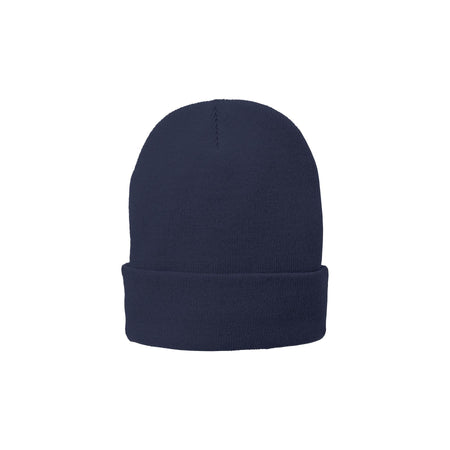 Port & Company ® Fleece-Lined Knit Cap. CP90L - Port & Company CP90L Caps Port & Company Navy OSFA