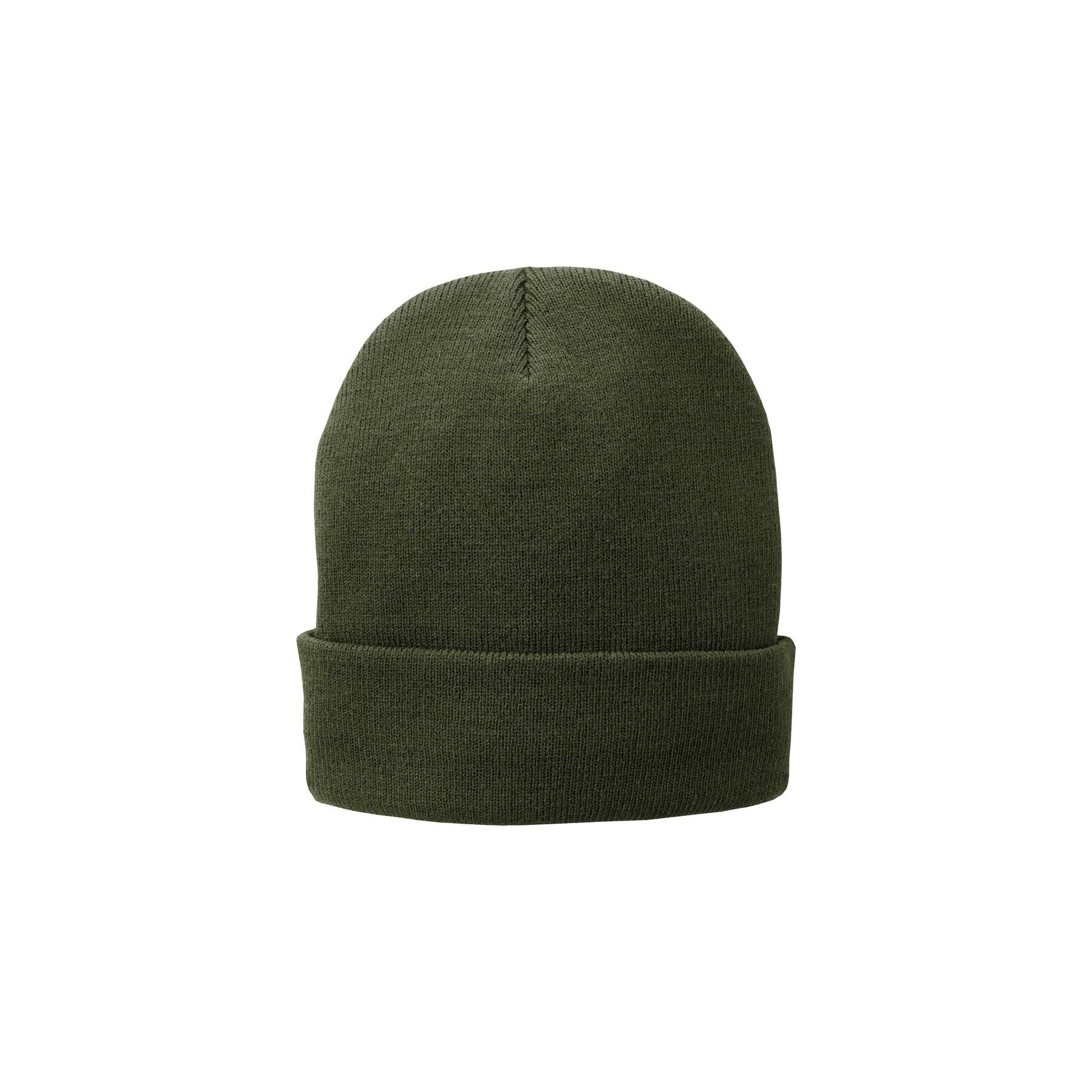 Port & Company ® Fleece-Lined Knit Cap. CP90L - Port & Company CP90L Caps Port & Company Olive Drab Green OSFA