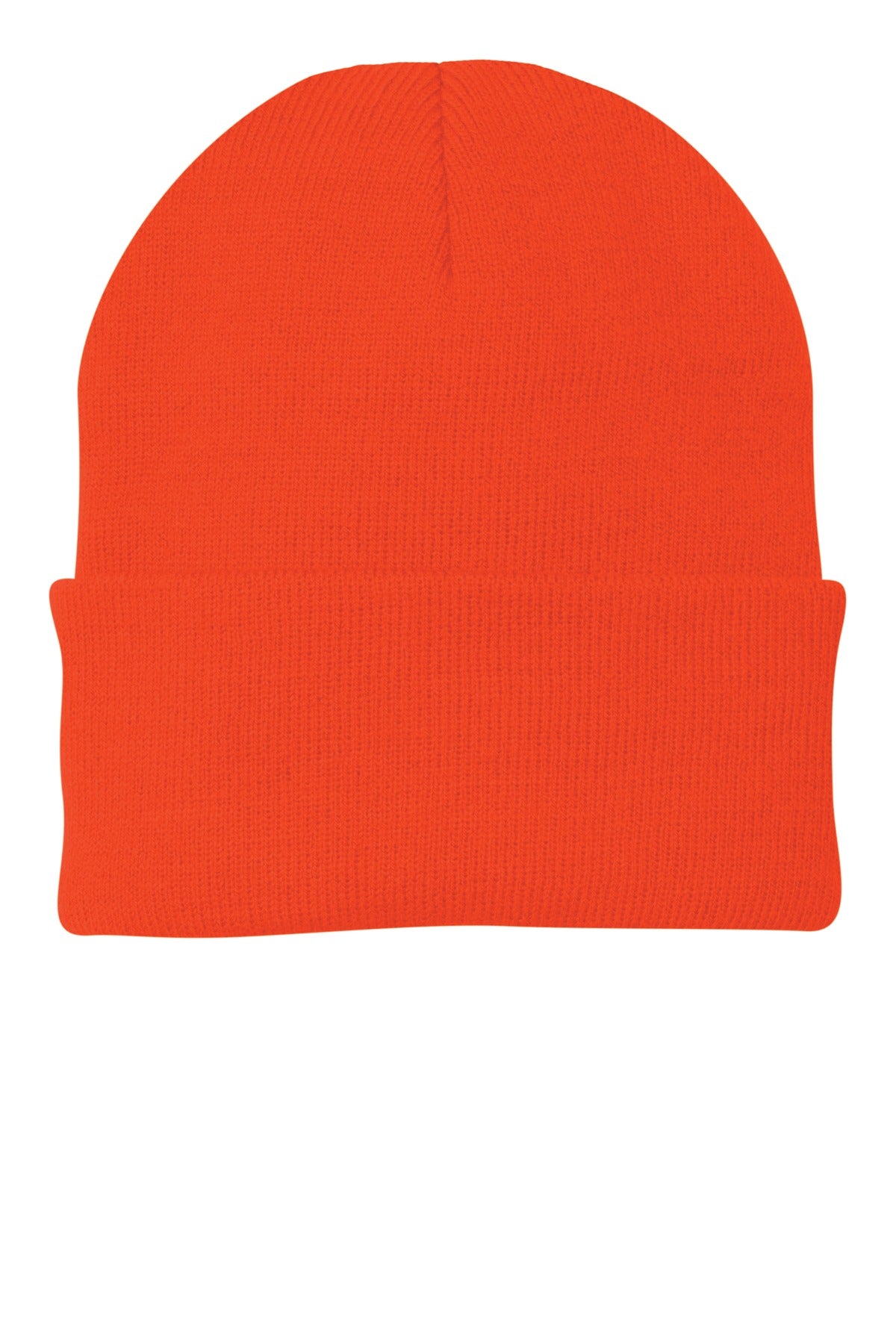 Joe's USA Knit Beanie Caps in 26 Colors Caps Joe's USA Athletic Orange OSFA