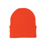 Joe's USA Knit Beanie Caps in 26 Colors Caps Joe's USA Athletic Orange OSFA