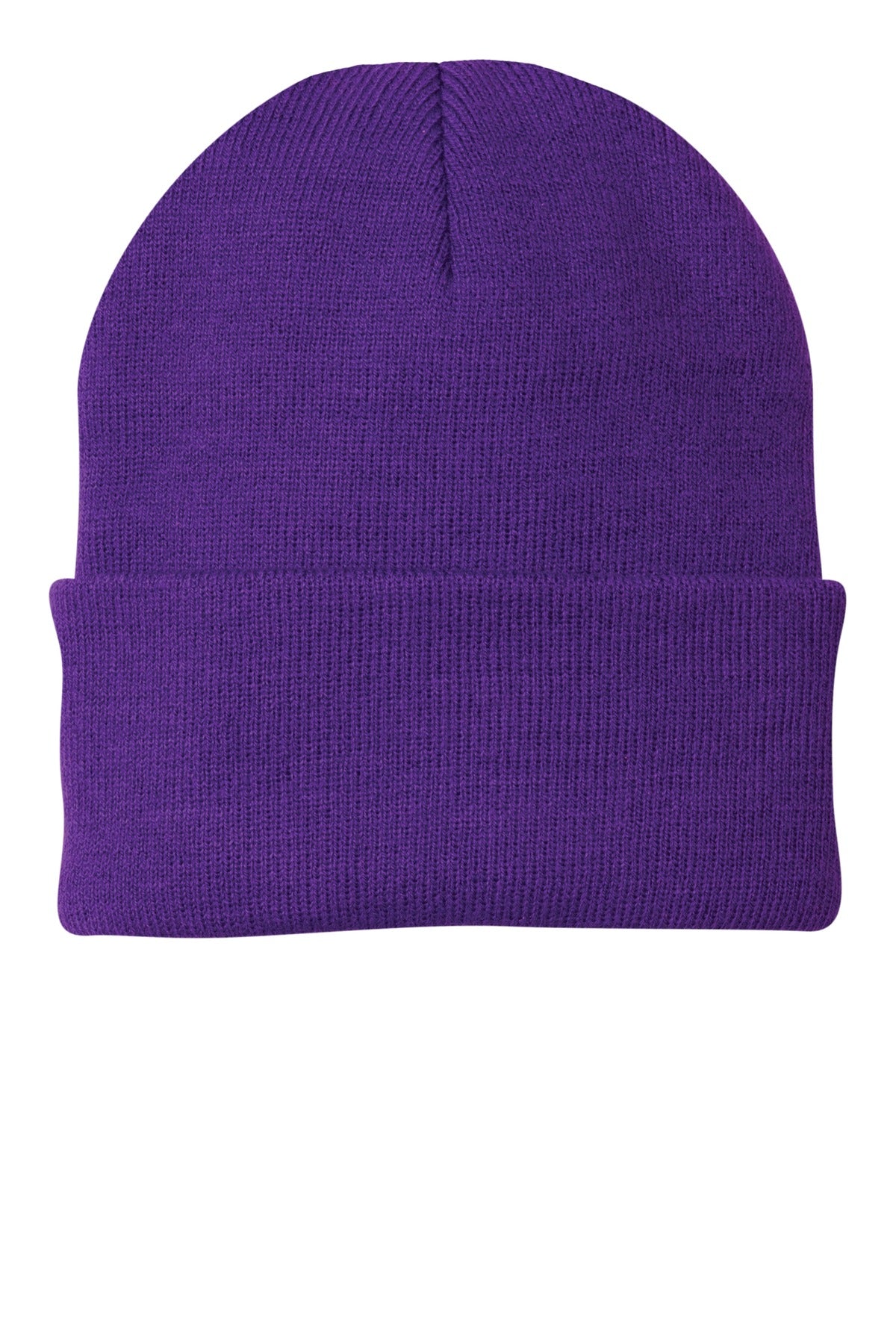 Joe's USA Knit Beanie Caps in 26 Colors Caps Joe's USA Athletic Purple OSFA