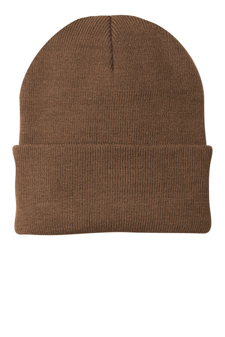 Joe's USA Knit Beanie Caps in 26 Colors Caps Joe's USA Brown OSFA