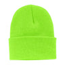 Joe's USA Knit Beanie Caps in 26 Colors Caps Joe's USA Neon Green OSFA