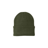Joe's USA Knit Beanie Caps in 26 Colors Caps Joe's USA Olive Drab Green OSFA