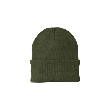 Joe's USA Knit Beanie Caps in 26 Colors Caps Joe's USA Olive Drab Green OSFA
