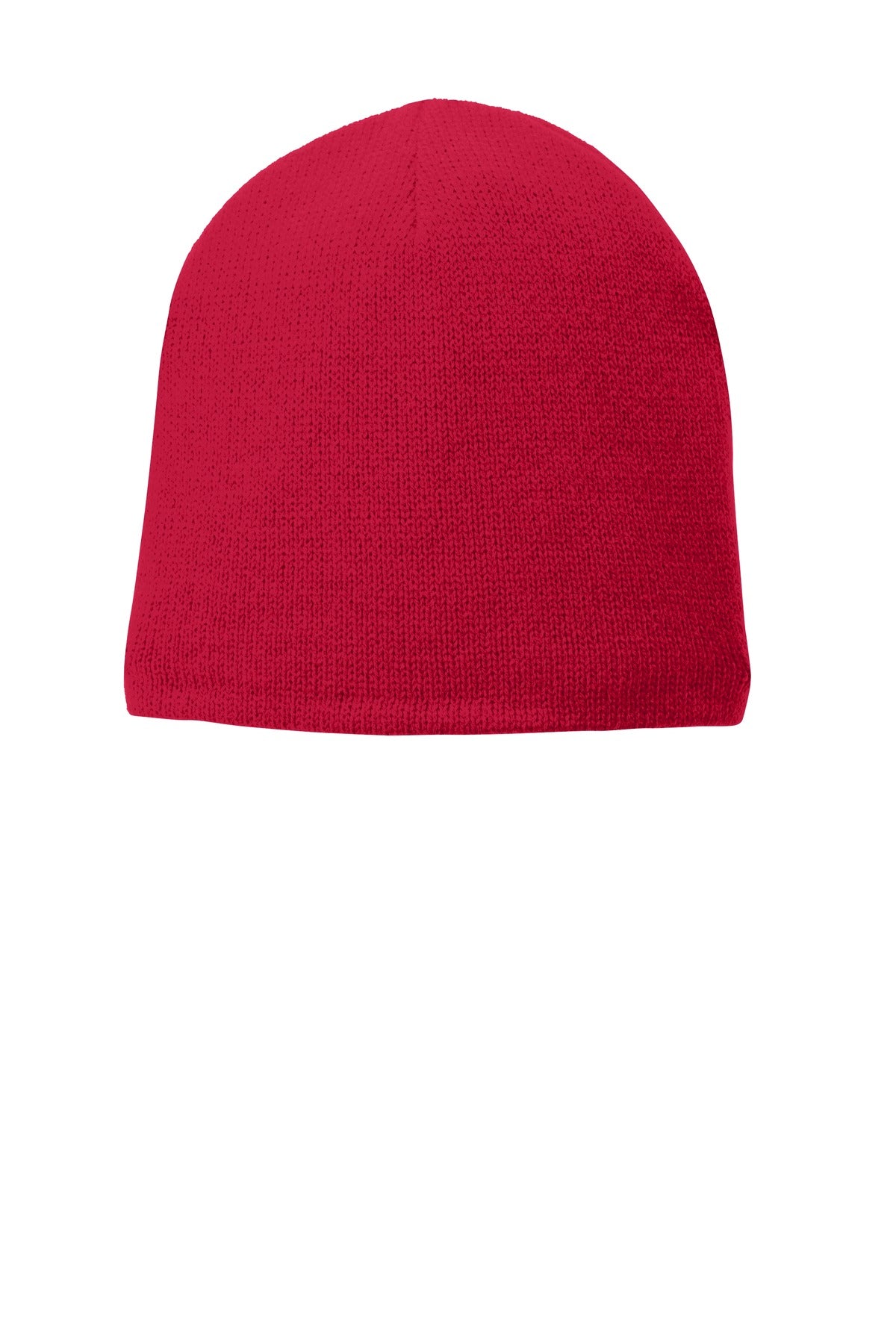 Port & Company ® Fleece-Lined Beanie Cap. CP91L - Port & Company CP91L Caps Port & Company Athletic Red OSFA