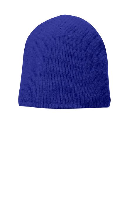 Port & Company ® Fleece-Lined Beanie Cap. CP91L - Port & Company CP91L Caps Port & Company Athletic Royal OSFA