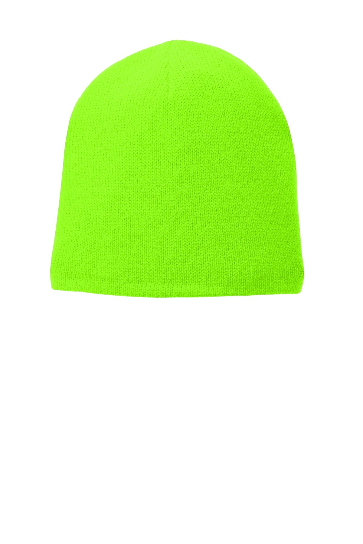 Port & Company ® Fleece-Lined Beanie Cap. CP91L - Port & Company CP91L Caps Port & Company Neon Green OSFA