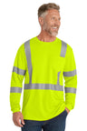 CornerStone  ®  ANSI 107 Class 3 Mesh Long Sleeve Tee. CS203 - CornerStone CS203