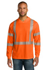 CornerStone ®  ANSI 107 Class 3 Long Sleeve Segmented Tape Hooded Tee CS208 - CornerStone CS208