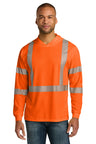 CornerStone CS208 ANSI 107 Class 3 Long Sleeve Segmented Tape Hooded Tee