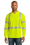 CornerStone ®  ANSI 107 Class 3 Long Sleeve Segmented Tape Hooded Tee CS208 - CornerStone CS208
