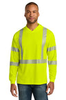 CornerStone CS208 ANSI 107 Class 3 Long Sleeve Segmented Tape Hooded Tee