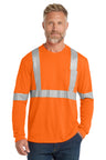CornerStone ®  ANSI 107 Class 2 Long Sleeve Safety T-Shirt. CS401LS - CornerStone CS401LS