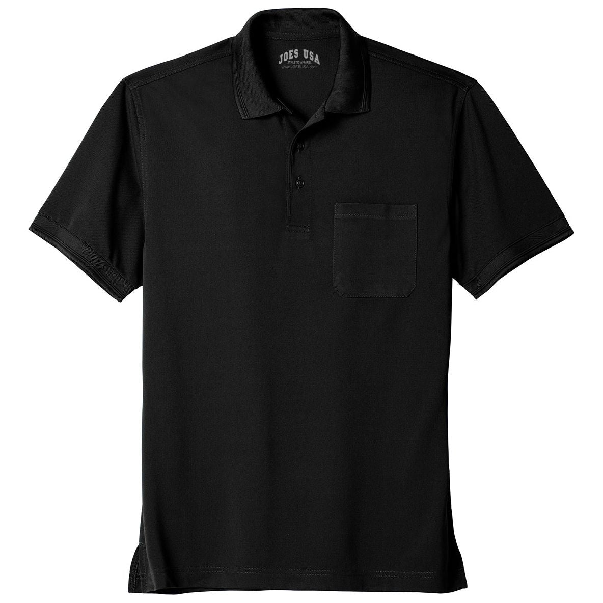 Industrial Snag-Proof Pocket Polo Polos/Knits Joe's USA Black X-Small