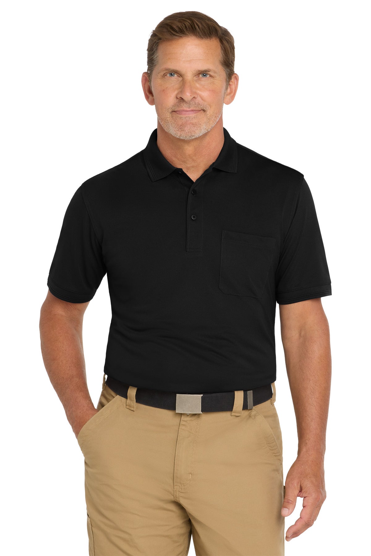 CornerStone CS4020P Industrial Snag-Proof Pique Pocket Polo