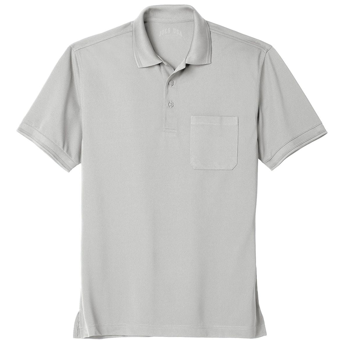 Industrial Snag-Proof Pocket Polo Polos/Knits Joe's USA Light Grey X-Small