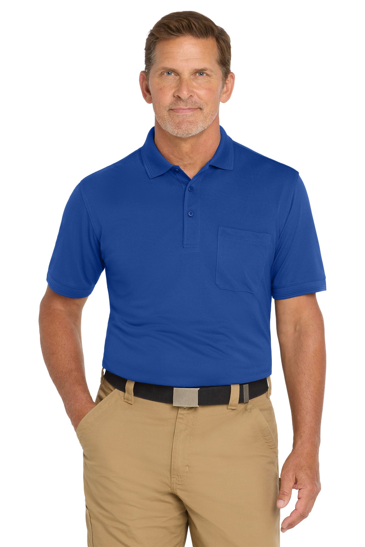 CornerStone CS4020P Industrial Snag-Proof Pique Pocket Polo