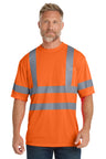 CornerStone 107 CS408 ANSI Class 3 Short Sleeve Snag-Resistant Reflective T-Shirt