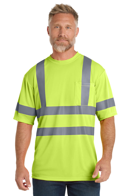 CornerStone 107 CS408 ANSI Class 3 Short Sleeve Snag-Resistant Reflective T-Shirt