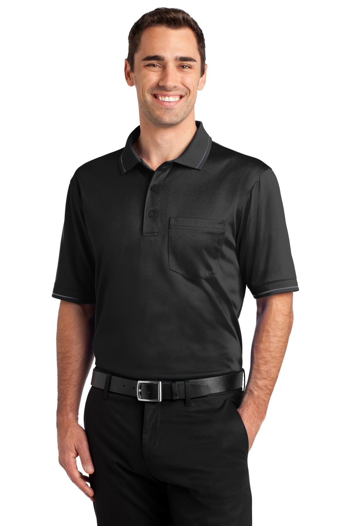 CornerStone ®  Select Snag-Proof Tipped Pocket Polo. CS415 - CornerStone CS415