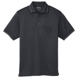 Men's Select Snag-Proof Tipped Pocket Polo Polos/Knits Joe's USA Charcoal / Light Grey X-Small
