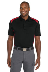 CornerStone ®  Select Snag-Proof Two Way Colorblock Pocket Polo. CS416 - CornerStone CS416