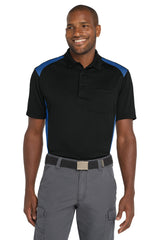 CornerStone ®  Select Snag-Proof Two Way Colorblock Pocket Polo. CS416 - CornerStone CS416