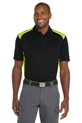 CornerStone ®  Select Snag-Proof Two Way Colorblock Pocket Polo. CS416 - CornerStone CS416