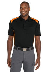 CornerStone ®  Select Snag-Proof Two Way Colorblock Pocket Polo. CS416 - CornerStone CS416