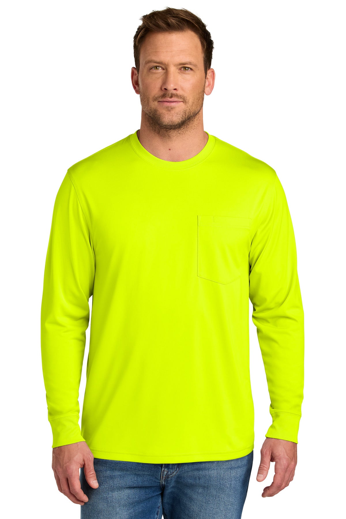 CornerStone CS440LSP Workwear Pro Long Sleeve Pocket Tee