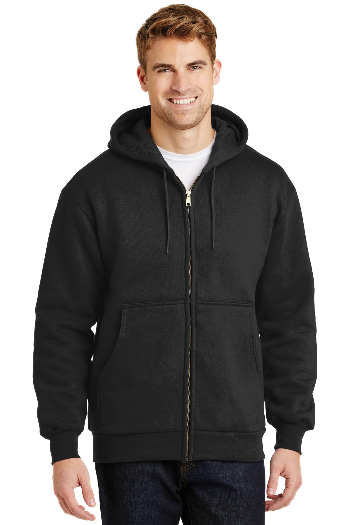 CornerStone CS620 CornerStone - Heavyweight Full-Zip Hooded Sweatshirt with Thermal Lining. CS620 - CornerStone CS620