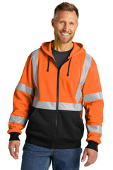 CornerStone ®  A107 Class 3 Heavy-Duty Fleece Full-Zip Hoodie CSF300 - CornerStone CSF300
